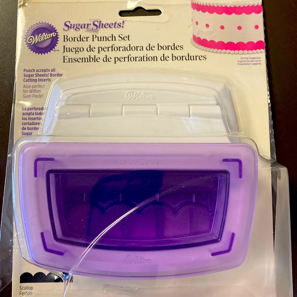 Cake border punch set